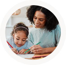 Image of parent with child